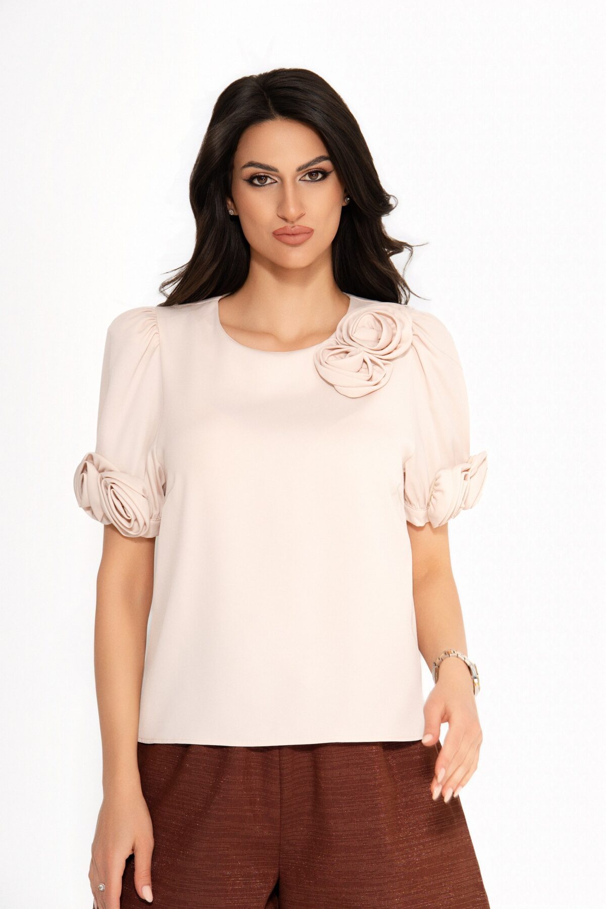 Елегантна блуза “Soft Beige”