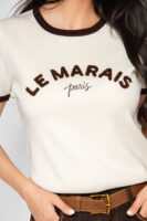 Блуза в екрю „Le Marais Cream“