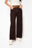 Кафяви дънки висока талия „Cocoa Denim“