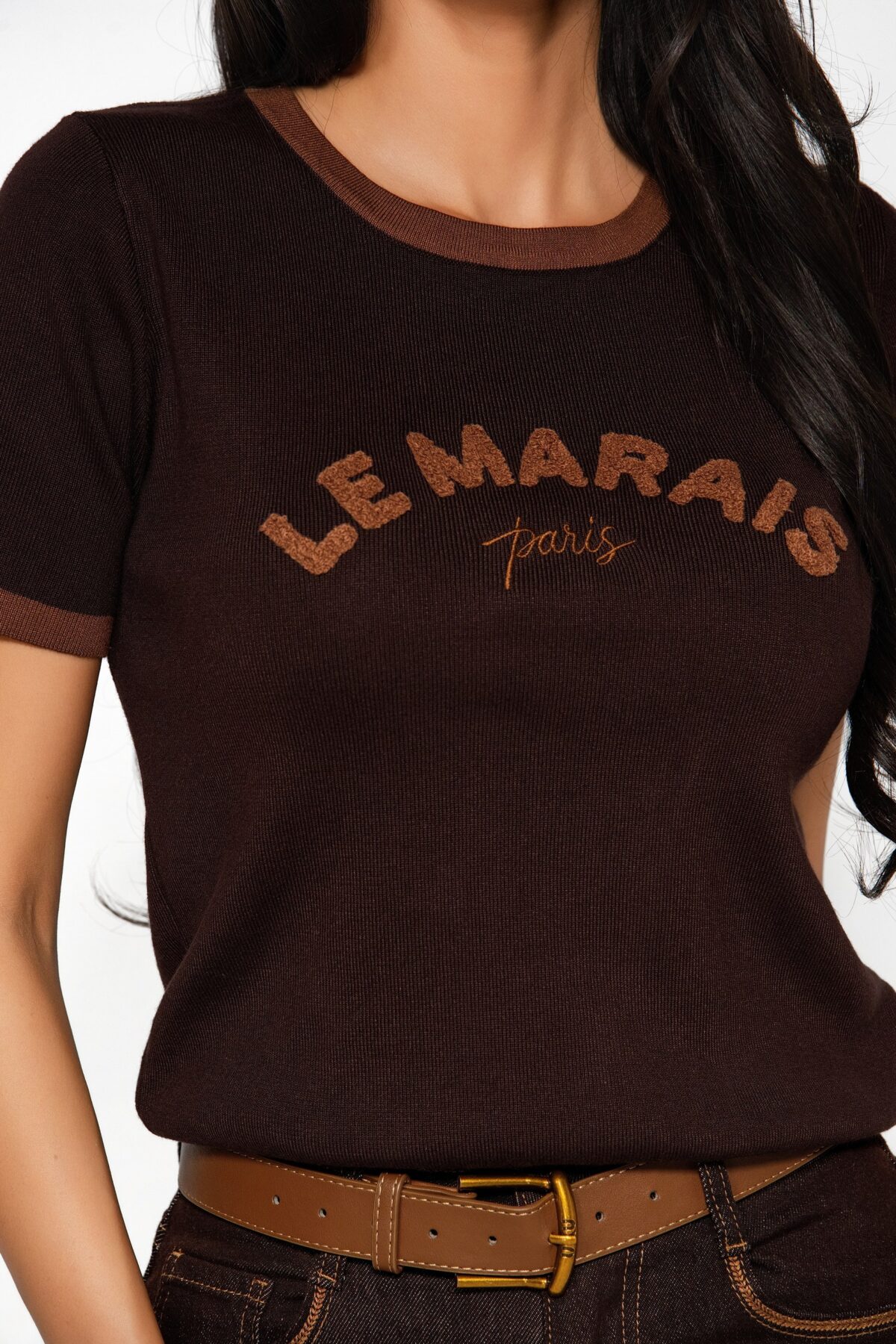 Шоколадовокафява блуза „Le Marais Mocha“