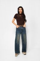 Сини дънки Wide Leg „Vintage Blue“